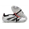 Scarpa Adidas Predator Elite Tongue FG Bianco Nero Rosso