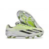 Scarpe da Calcio adidas X Crazyfast Strung+ FG Grigio Bianco Limone Lucido