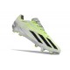 Scarpe da Calcio adidas X Crazyfast Strung+ FG Grigio Bianco Limone Lucido