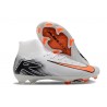 Nike Air Zoom Mercurial Superfly X Elite FG Bianco Arancio Nero