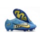Scarpa da Calcio Nike Mercurial Vapor 15 Elite FG X Mbappe Blu Baltico Bianco