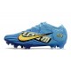 Scarpa da Calcio Nike Mercurial Vapor 15 Elite FG X Mbappe Blu Baltico Bianco