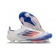 Scarpe Adidas F50+ Senza Lacci FG Ftwr Bianco Rosso Solare Blu Lucido