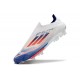 Scarpe Adidas F50+ Senza Lacci FG Ftwr Bianco Rosso Solare Blu Lucido