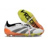 Scarpa Adidas Predator Elite Tongue FG Bianco Nero Arancione