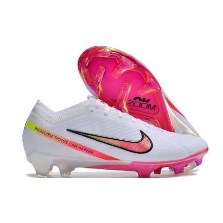 Scarpa da Calcio Nike Mercurial Vapor 15 Elite FG Bianco Rosa