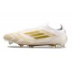 Scarpe da Calcio Adidas F50 Elite LL FG Ftwr Bianco Oro Met Ftwr Bianco