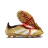 Adidas Predator Elite Foldover Tongue FG Oro Met Bianco Rosso