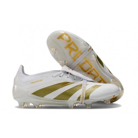 Adidas Predator Elite Foldover Tongue FG Fwr Bianco Oro Met