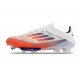 Adidas F50 + Elite FG Ftwr Bianco Rosso Solare Blu Lucido