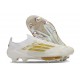 Adidas F50 + Elite FG Ftwr Bianco Oro Met Ftwr Bianco
