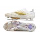 Adidas F50 + Elite FG Ftwr Bianco Oro Met Ftwr Bianco