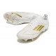Adidas F50 + Elite FG Ftwr Bianco Oro Met Ftwr Bianco