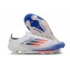 Adidas F50 + Elite FG Bianco Blu Lucido Rosso Solare