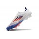 Adidas F50 + Elite FG Bianco Blu Lucido Rosso Solare