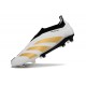 Adidas Predator Elite Senza Lacci FG Bianco Oro