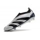 Adidas Predator Elite Senza Lacci FG Argento Nero