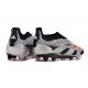 Adidas Predator Elite Senza Lacci FG Nero Argento Rosso