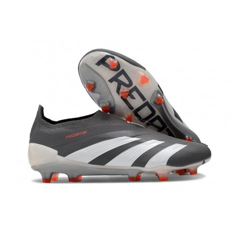 Adidas Predator Elite Senza Lacci FG Nero Bianco