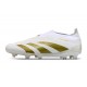Adidas Predator Elite Senza Lacci FG Bianco Oro