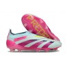 Adidas Predator Elite Senza Lacci FG Almost Blu Lucid Rosa Semi Giallo Solare