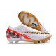Nike Air Zoom Mercurial Vapor XV Elite FG Bianco Rosso Oro