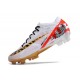 Nike Air Zoom Mercurial Vapor XV Elite FG Bianco Rosso Oro