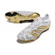 Scarpe da Calcio adidas Predator Elite FG Oro Bianco Grigio