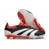 Scarpe da Calcio adidas Predator Elite FG Nero Bianco Rosso