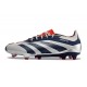 Scarpe da Calcio adidas Predator Elite FG Argento Nero Rosso