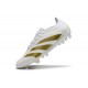 Scarpe da Calcio adidas Predator Elite FG Bianco Oro