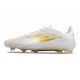 Adidas F50 Elite FG Scarpa Ftwr Bianco Oro Met
