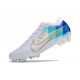 Nike Air Zoom Mercurial Vapor XV Elite FG Bianco Blu Oro