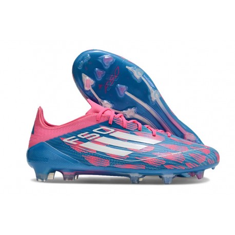 Adidas F50 Elite FG Scarpa Solar Blu Ftwr Bianco Solar Rosa