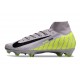 Scarpe Nike Mercurial Superfly 10 Elite FG Grigio Verde Nero