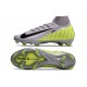 Scarpe Nike Mercurial Superfly 10 Elite FG Grigio Verde Nero