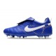 Scarpe Nike Tiempo Legend 10 Elite FG Ronaldo Blu Bianco