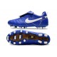 Scarpe Nike Tiempo Legend 10 Elite FG Ronaldo Blu Bianco