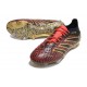 Scarpe da Calcio adidas Predator Elite FG Rosso Oro Nero
