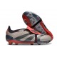 Scarpe da Calcio Adidas Predator Elite FT FG Platin Met Nero Aurora Carbone