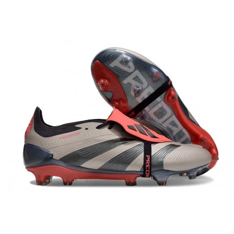Scarpe da Calcio Adidas Predator Elite FT FG Platin Met Nero Aurora Carbone