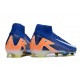 Nike Zoom Mercurial Superfly X Elite FG Blu Bianco Arancio