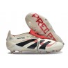 Adidas Predator 25 Elite FT FG Bianco Off Nero Core Rubino Puro