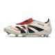 Adidas Predator 25 Elite FT FG Bianco Off Nero Core Rubino Puro
