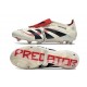 Adidas Predator 25 Elite FT FG Bianco Off Nero Core Rubino Puro
