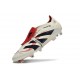 Adidas Predator 25 Elite FT FG Bianco Off Nero Core Rubino Puro
