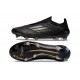 Scarpe da Calcio Adidas F50 Elite LL FG Nero Core Ferro Metallizzato Oro Met