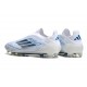 Scarpe da Calcio Adidas F50 Elite LL FG Bianco Blu