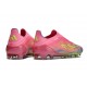 Scarpe da Calcio Adidas F50 Elite LL FG Rosa Giallo Viola