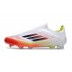 Scarpe da Calcio Adidas F50 Elite LL FG Bianco Nero Giallo Solare